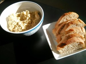 Chickpea Salad & Homemade Bread