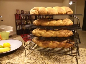 Whole Wheat Challah Fresh out of the Oven